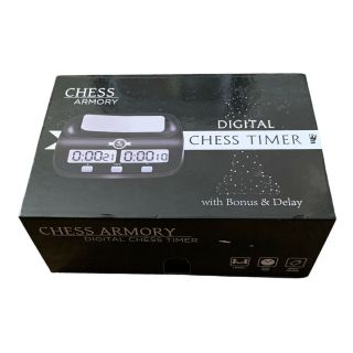 Chess Armory Digital Chess Clock Portable Timer With Tournament And Bonus Time