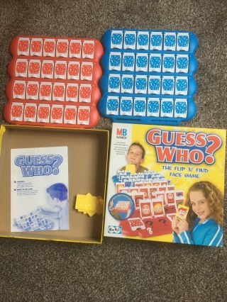 Mb Games Hasbro Guess Who? Early Edition - The Flip N Find Face Game Complete