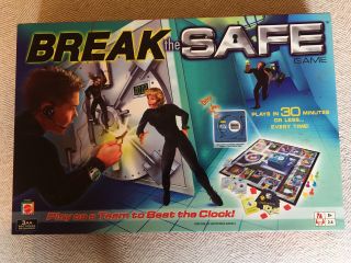 Break The Safe Board Game - Mattel - 2003 - 100 Complete -