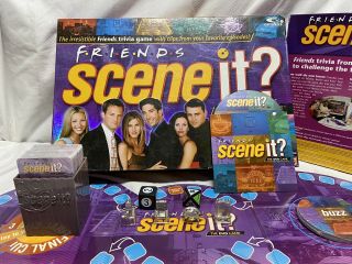 Friends Scene It Board Game First Edition Dvd Trivia Complete Cards