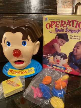 Operation Brain Surgery Electronic Talking Game Feel Find Matching Game Complete