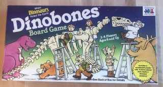 Dino Bones Board Game 100 Complete 2 To 4 Players Age 6 And Up 1987