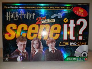 Harry Potter Scene It? 2nd Edition The Dvd Game - Euc 100 Complete