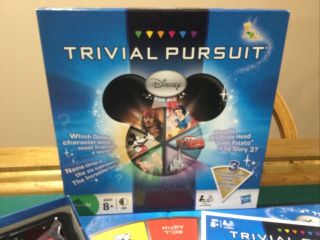 Disney Trivial Pursuit For All Board Game 100 Complete