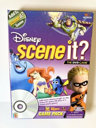 Scene It? 2006 Game Pack Disney Edition Complete The Dvd Game