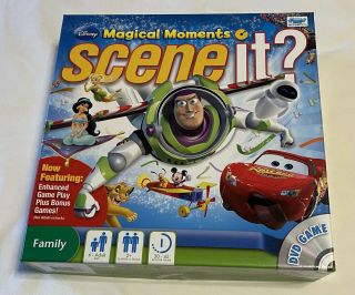 Disney Scene It? Magical Moments Dvd Game Screenlife 2011 Complete Never Played