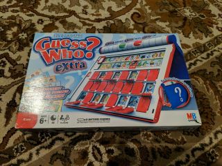 2008 Guess Who Extra Electronic Game By Milton Bradley Good