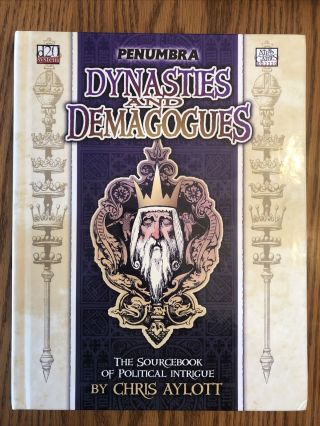 Atlas Games 3220 - Penumbra,  Dynasties And Demagogues Hb Book Dungeons & Dragons