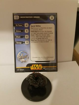 Star Wars Miniatures Destroyer Droid Separatist Team Builder