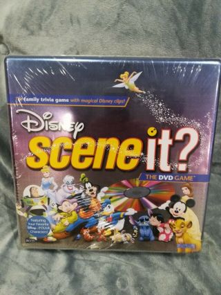 Disney Scene It? Dvd In Special Edition Tin Board Game 100 Complete