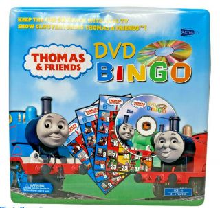 Thomas & Friends Dvd Bingo Game - Screen Life - 2008 - Euc - Complete - Tin Box