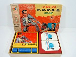 Vintage 1965 The Man From Uncle Card Game Milton Bradley Complete