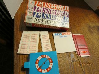 VINTAGE PASSWORD GAME 14TH EDITION 1973 4260 COMPLETE 2