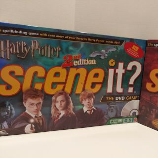 Harry Potter Scene It Dvd Games 1st And 2nd Edition Complete Very 3