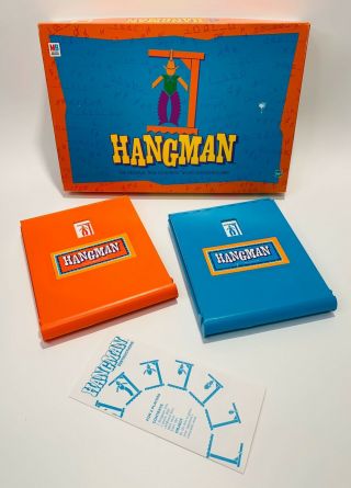 1999 Vintage Hangman Board Game Mb Milton Bradley