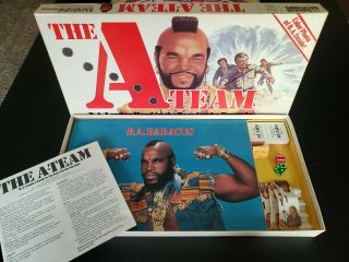 Vintage 1984 Parker Brothers THE A - TEAM Board Game Complete 2