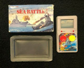 Radio Shack Sonic Sea Battle Vintage Electronic Handheld Game Tandy