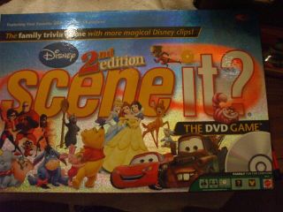 Mattel 2nd Edition Disney Scene It? Dvd Game 100 Complete