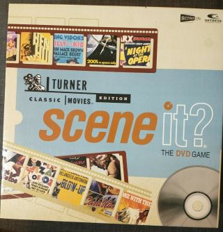 Tcm Turner Classic Movies Edition Scene It? Dvd Game.  Complete.