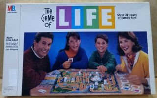 Vintage The Game Of Life Boardgame 1991 By Milton Bradley Mb 100 Complete