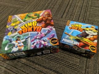Richard Garfield King Of Tokyo Board Game With Power Up