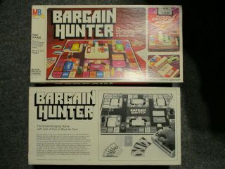 Vintage Bargain Hunter Board Game By Milton Bradley 1981 Complete