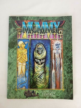 White Wolf Vampire The Masquerade Mummy A World Of Darkness Sourcebook 1992