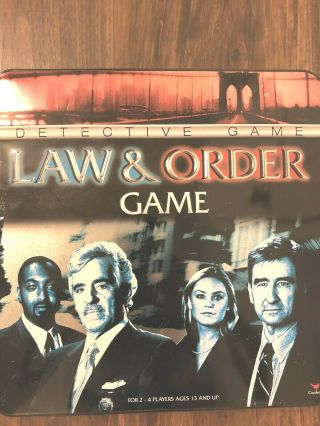 Law And Order Detective Game 2 To 4 Players Cardinal Fun Euc