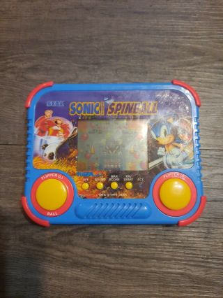 Vintage Electronic Sega Sonic The Hedgehog Spinball Tiger Electronic 1990 China