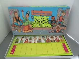 1988 Board Game Dweebs Geeks & Weirdos Golden Publishing