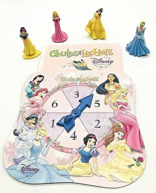Disney Princess Chutes And Ladders Board Game Replacement Part Spinner Princess
