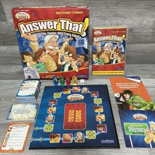 Adventures In Odyssey Answer That The Family Dvd Trivia Game 2007