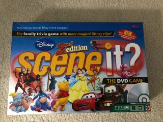 Disney 2nd Edition Scene It Dvd Game - 100 Complete - Mattel Disney Pixar