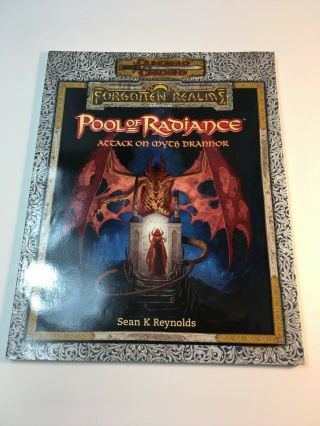 Tsr 11710 Ad&d Forgotten Realms Pool Of Radiance Attack On Myth Drannor Module