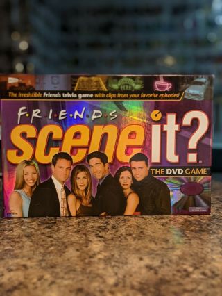 Friends Scene It Board Game Dvd Trivia 2005 100 Complete - -