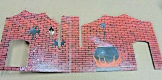 Kettle Panel Only Vintage " Which Witch " 1970 Haunted House Game,  Milton Bradley