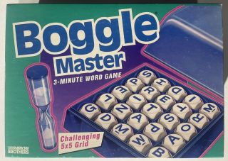 Vintage 1993 Parker Brothers Boggle Master 3 - Minute Word Game