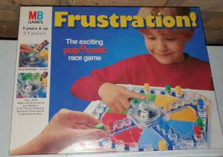 Frustration Board Game 1994 Mb Vintage Retro Pop - O - Matic