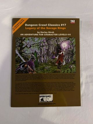 Dungeon Crawl Classics 17 - Legacy Of The Savage Kings - D20 - Goodman Games