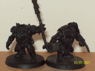 Warhammer Age Of Sigmar Ironjawz Orruk Brutes X 2 Fully Assembled And Primed