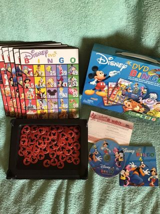 Disney Dvd Bingo Complete Interactive Game W/carrying Case Mattel Screenlife