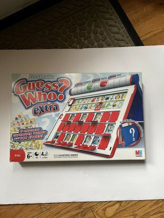 Electronic Guess Who? Extra - Mb Milton Bradley - Complete 2008.  A4
