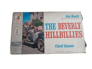 The Beverly Hillbillies Game Set Back Card Milton Bradley 1963 Tv Show Texas T