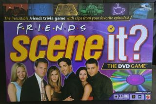 Friends Scene It? DVD Trivia Board Game Mattel 2005 Complete 3