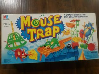 Vtg 1994 Mouse Trap Game By Milton Bradley 100 Complete