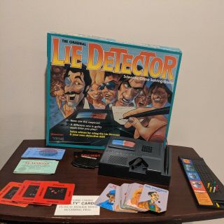 Lie Detector Board Game By Pressman (1987) 100 Complete And