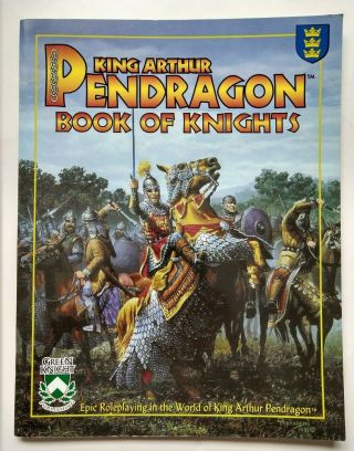 King Arthur Pendragon " Book Of Knights " Rpg (gk2724) " - Very Good "