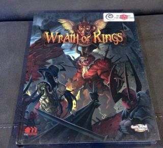 Wrath Of Kings Hard Cover Rulebook 5 Houses Cool Mini Or Not Tabletop Mini Game