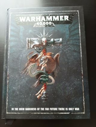 Warhammer 40k Rulebook 8th Edition,  Hardcover,  2017,  281 Pages