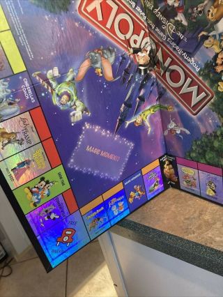 Monopoly The Disney Edition 2001 Replacement Game Board & Instructions Only